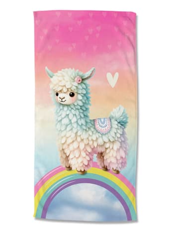 Good Morning Ręcznik plażowy "Chico" w kolorze różowo-błękitnym