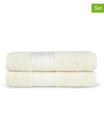 Good Morning 2er-Set: Duschtücher in Creme
