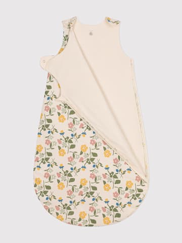 PETIT BATEAU Babyschlafsack in Creme/ Grün/ Rosa