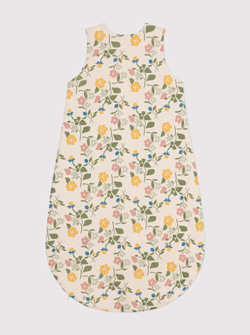 PETIT BATEAU Śpiworek w kolorze kremowo-zielono-jasnoróżowym