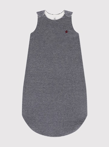 PETIT BATEAU Babyslaapzak donkerblauw/wit