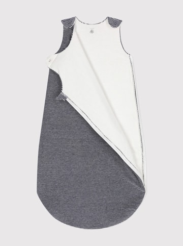 PETIT BATEAU Babyslaapzak donkerblauw/wit