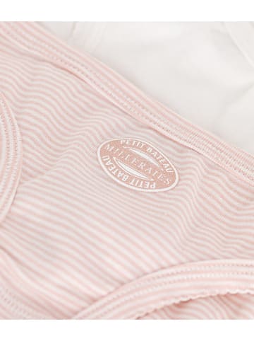 PETIT BATEAU 2-delige set: slips lichtroze/wit