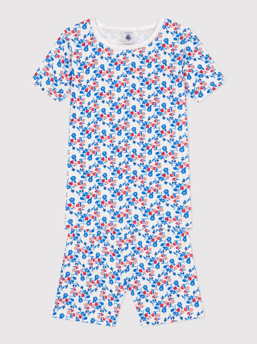 PETIT BATEAU Piżama w kolorze białym