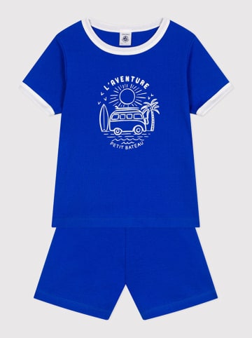 PETIT BATEAU Piżama w kolorze niebieskim