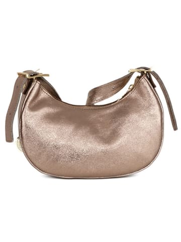 Mia Tomazzi Leren schoudertas lichtroze - (B)25 x (H)15 x (D)6,5 cm