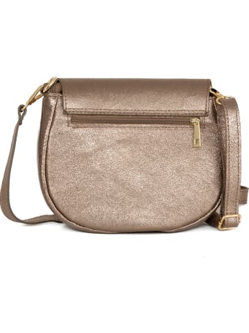 Mia Tomazzi Leren schoudertas lichtroze - (B)23 x (H)19 x (D)8 cm