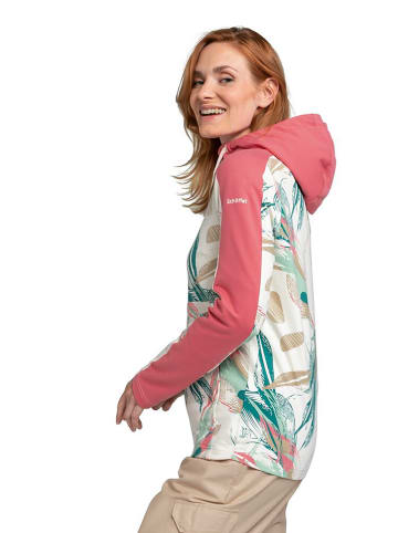 Schöffel Sweatjacke "Locarno" in Creme/ Pink