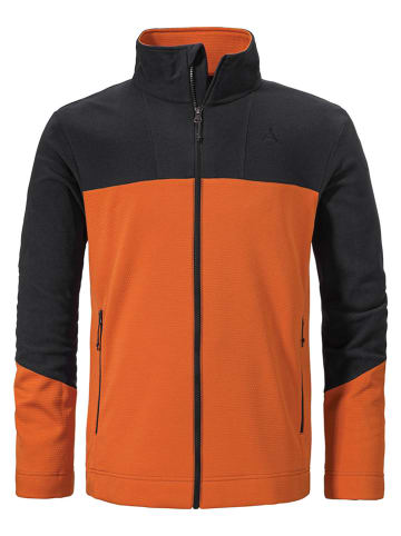 Schöffel Fleecejacke "Karif" in Orange/ Schwarz