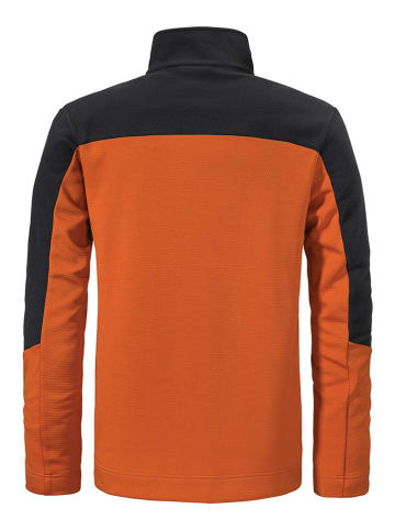 Schöffel Kurtka polarowa "Karif" w kolorze czarno-pomarańczowym