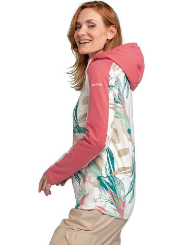 Schöffel Sweatjacke "Locarno" in Creme/ Pink