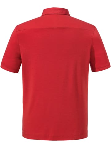 Schöffel Funkcyjna koszulka polo "Ramseck" w kolorze czerwonym
