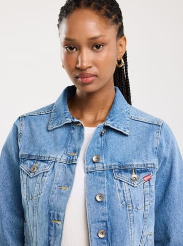 BIG STAR Kurtka dżinsowa "Josephine" w kolorze błękitnym