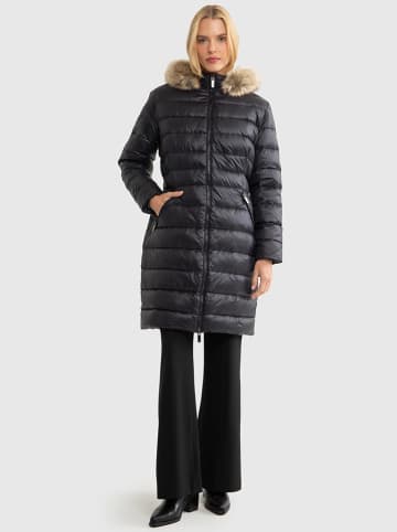 BIG STAR Płaszcz puchowy w kolorze czarnym