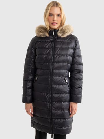 BIG STAR Daunenmantel in Schwarz