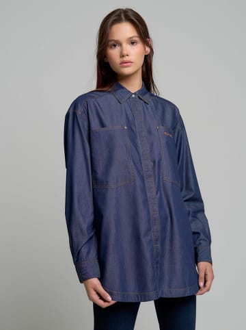 BIG STAR Jeans-Hemd in Dunkelblau