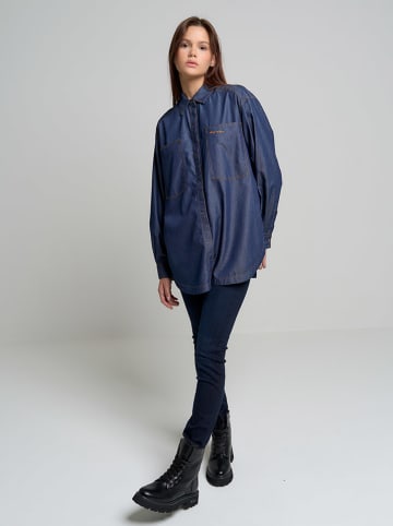 BIG STAR Jeans-Hemd in Dunkelblau