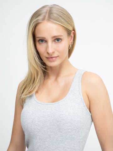 BIG STAR Top w kolorze szarym