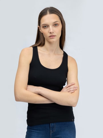 BIG STAR Top w kolorze czarnym