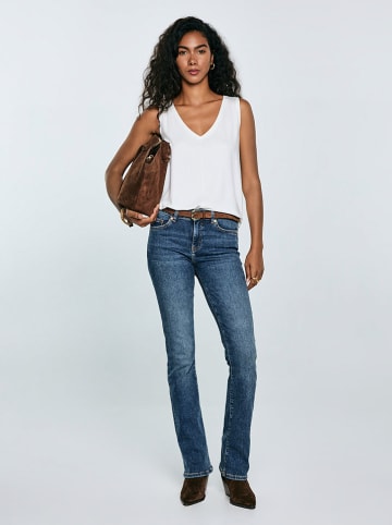 BIG STAR Top "Pistima" w kolorze białym