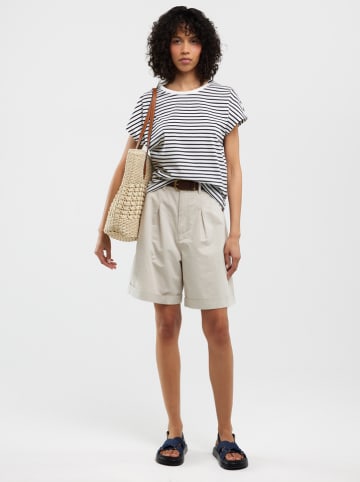 BIG STAR Shirt in Dunkelblau/ Weiß