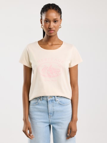 BIG STAR Koszulka w kolorze beżowym