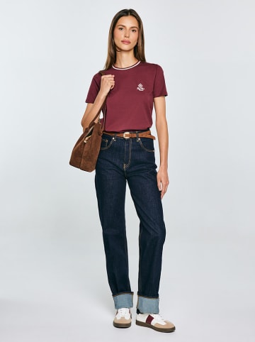 BIG STAR Koszulka "Lemorse" w kolorze bordowym