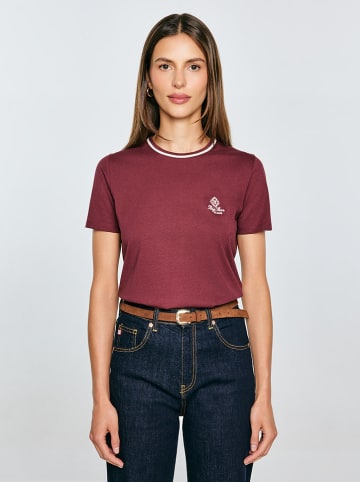 BIG STAR Koszulka "Lemorse" w kolorze bordowym