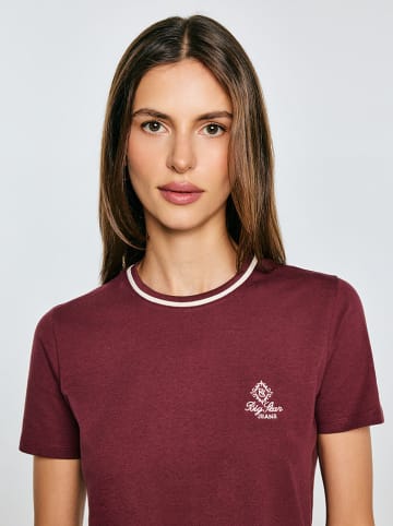 BIG STAR Koszulka "Lemorse" w kolorze bordowym