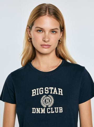 BIG STAR Koszulka "Bensa" w kolorze granatowym