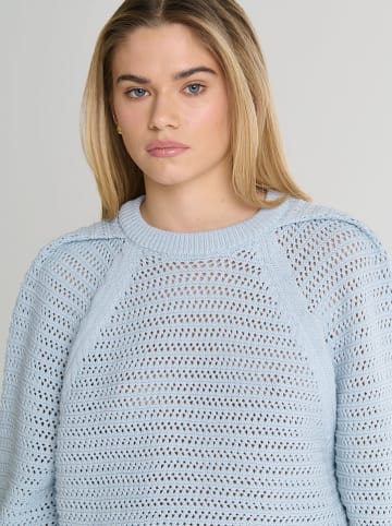 BIG STAR Sweter w kolorze błękitnym