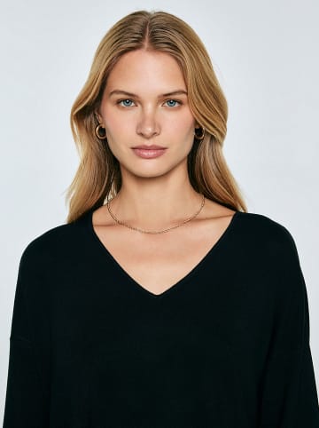 BIG STAR Sweter "Fausti" w kolorze czarnym