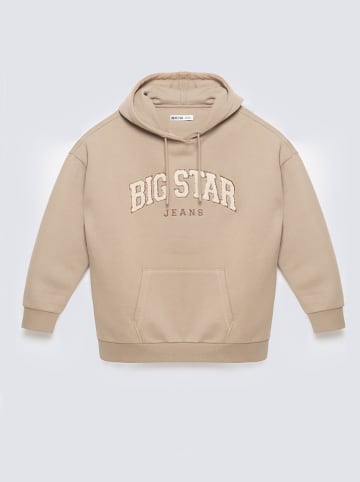 BIG STAR Bluza w kolorze beżowym