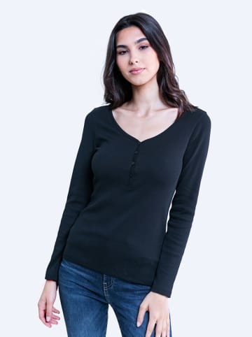 BIG STAR Longsleeve in Schwarz