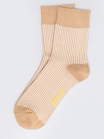 BIG STAR Skarpety w kolorze beżowym