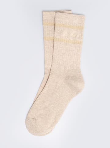 BIG STAR Skarpety w kolorze beżowym