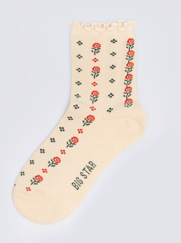 BIG STAR Skarpety w kolorze beżowym