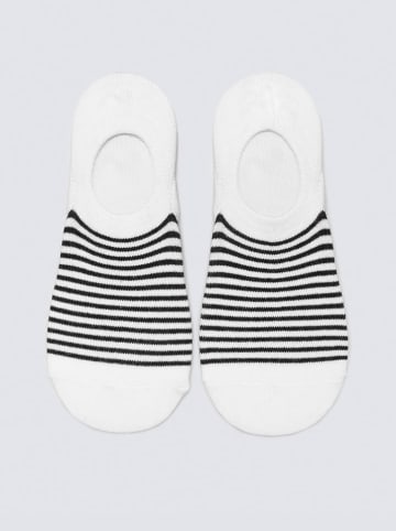 BIG STAR Skarpety-stopki w kolorze białym