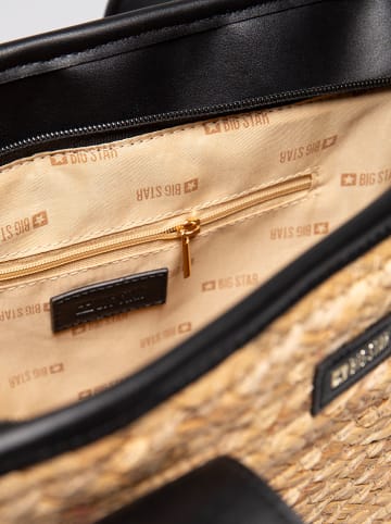 BIG STAR Shopper bag w kolorze beżowym - 46 x 27 cm