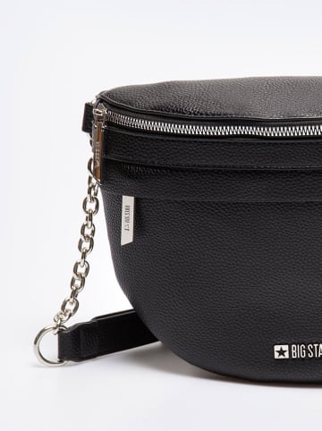 BIG STAR Saszetka w kolorze czarnym - 28 x 19 cm