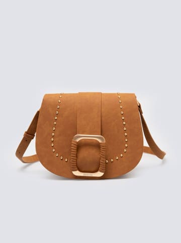 BIG STAR Torebka w kolorze jasnobrązowym - 22 x 18 cm