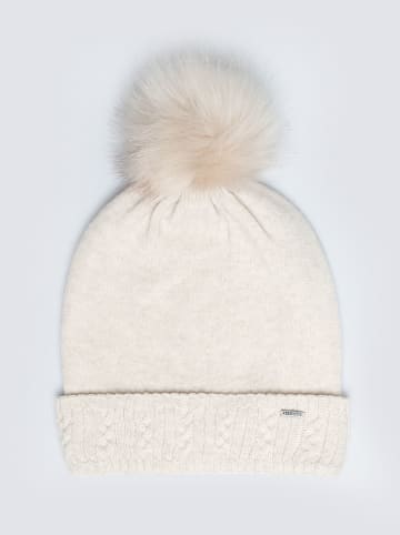 BIG STAR Czapka w kolorze kremowym
