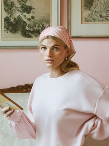 BIG STAR Chusta w kolorze jasnoróżowym - 64 x 64 cm