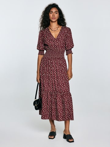BIG STAR Sukienka "Sheri" w kolorze bordowym