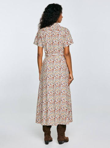 BIG STAR Sukienka w kolorze kremowym