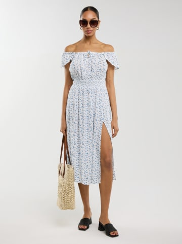 BIG STAR Kleid in Hellblau/ Weiß