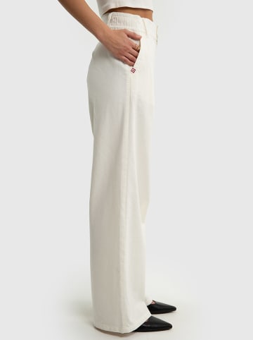 BIG STAR Spodnie w kolorze kremowym
