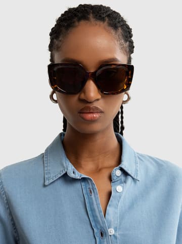BIG STAR Damen-Sonnenbrille in Braun/ Hellbraun