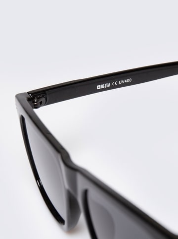 BIG STAR Okulary przeciwsłoneczne unisex w kolorze czarnym