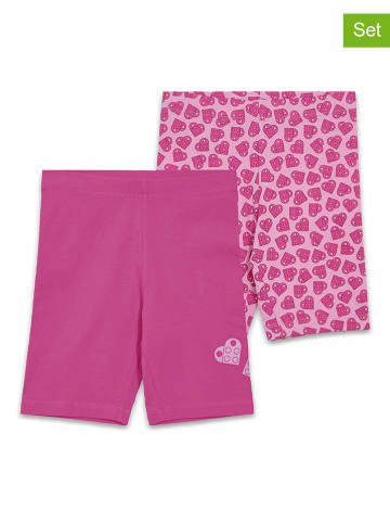 LEGO Szorty (2 pary) w kolorze różowym